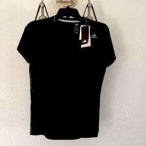 Adidas black women climalite stay dry stay comfort sport top brand new